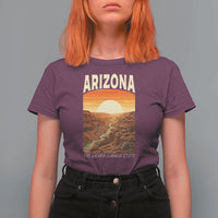 Arizona Souvenir Grand Canyon State T Shirt For Women Saguaro Cactus Road Trip