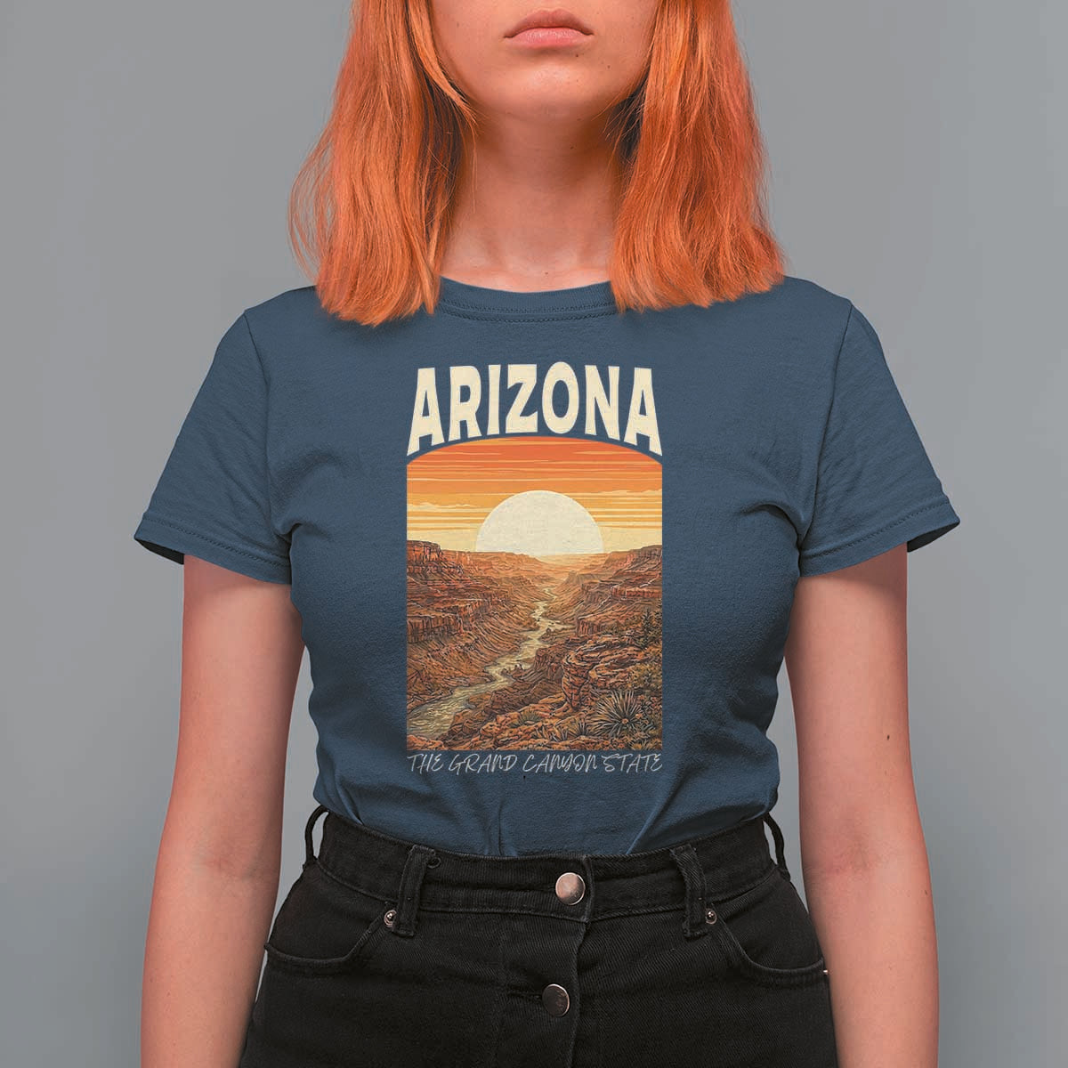 Arizona Souvenir Grand Canyon State T Shirt For Women Saguaro Cactus Road Trip