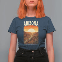 Arizona Souvenir Grand Canyon State T Shirt For Women Saguaro Cactus Road Trip
