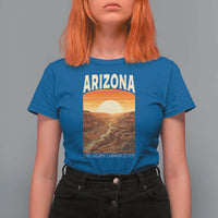 Arizona Souvenir Grand Canyon State T Shirt For Women Saguaro Cactus Road Trip