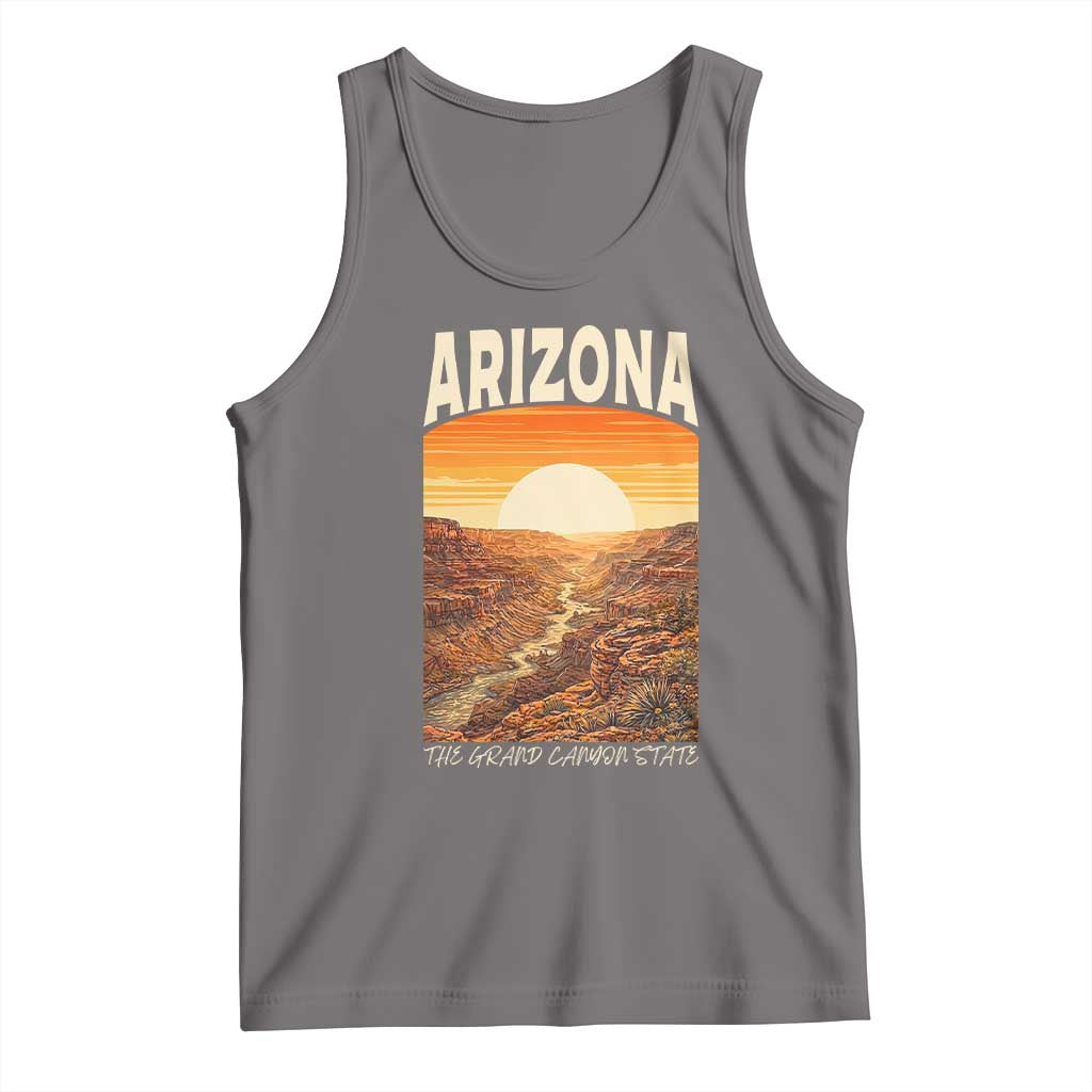 Arizona Souvenir Grand Canyon State Tank Top Saguaro Cactus Road Trip