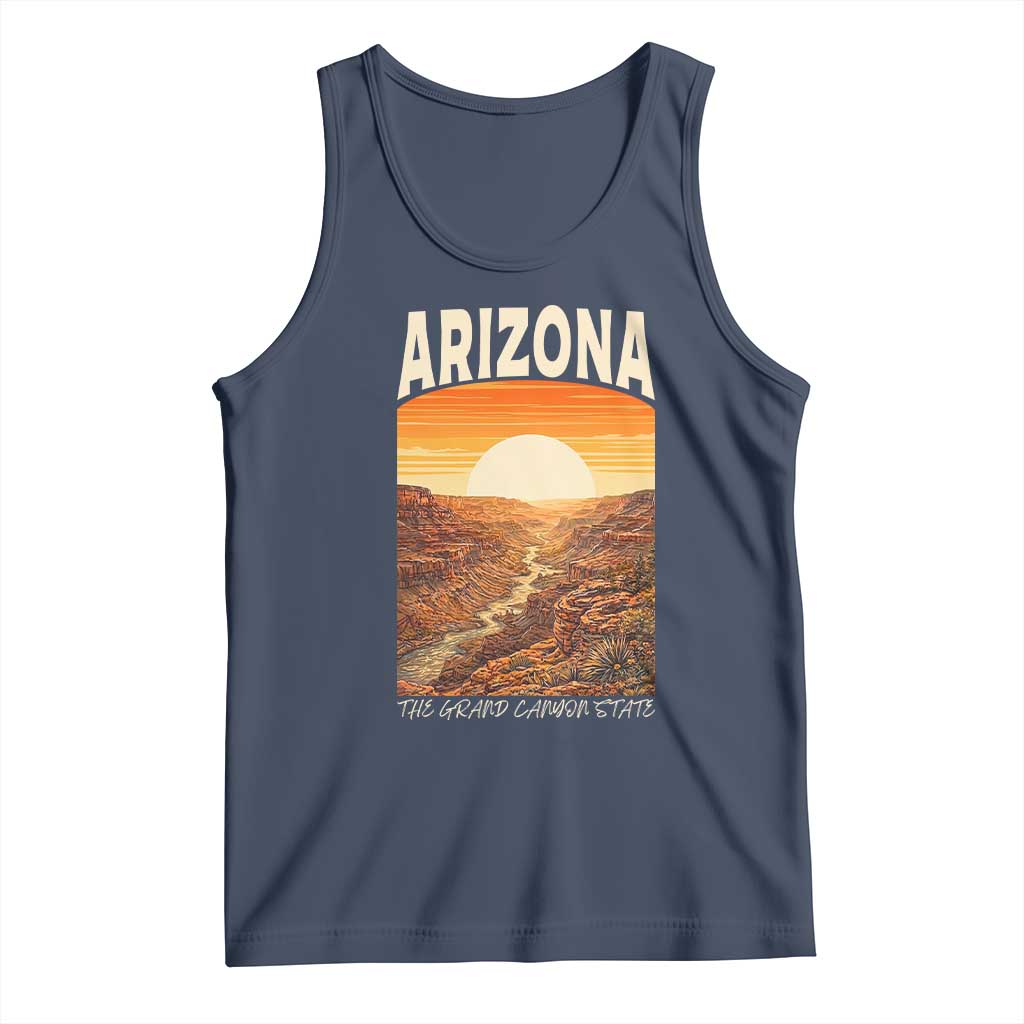 Arizona Souvenir Grand Canyon State Tank Top Saguaro Cactus Road Trip