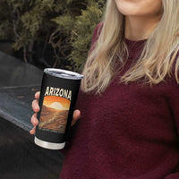 Arizona Souvenir Grand Canyon State Tumbler Cup Saguaro Cactus Road Trip