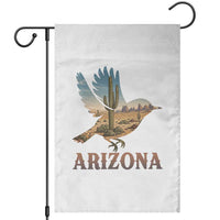 Arizona Desert Wren Bird Garden Flag Cactus Landscape Rustic Western