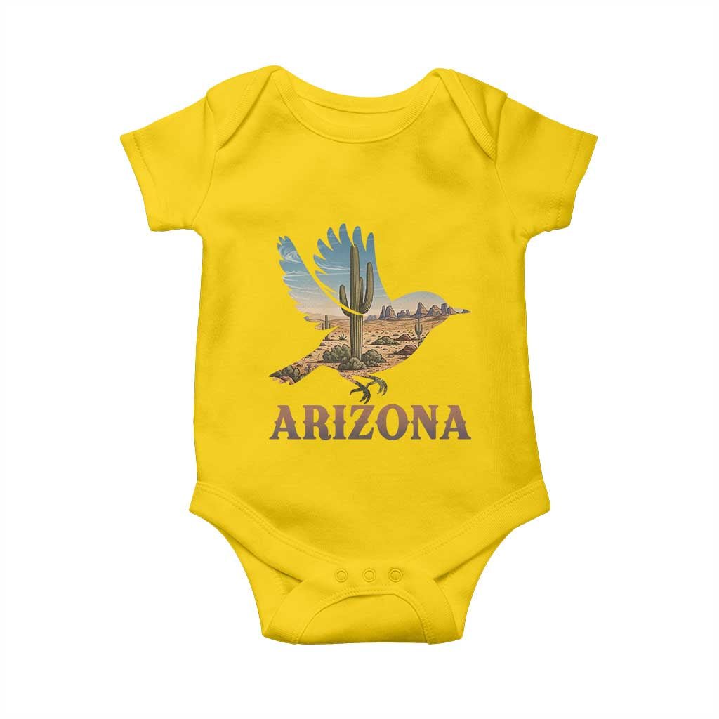 Arizona Desert Wren Bird Baby Onesie Cactus Landscape Rustic Western