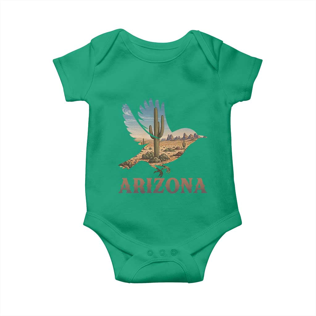 Arizona Desert Wren Bird Baby Onesie Cactus Landscape Rustic Western