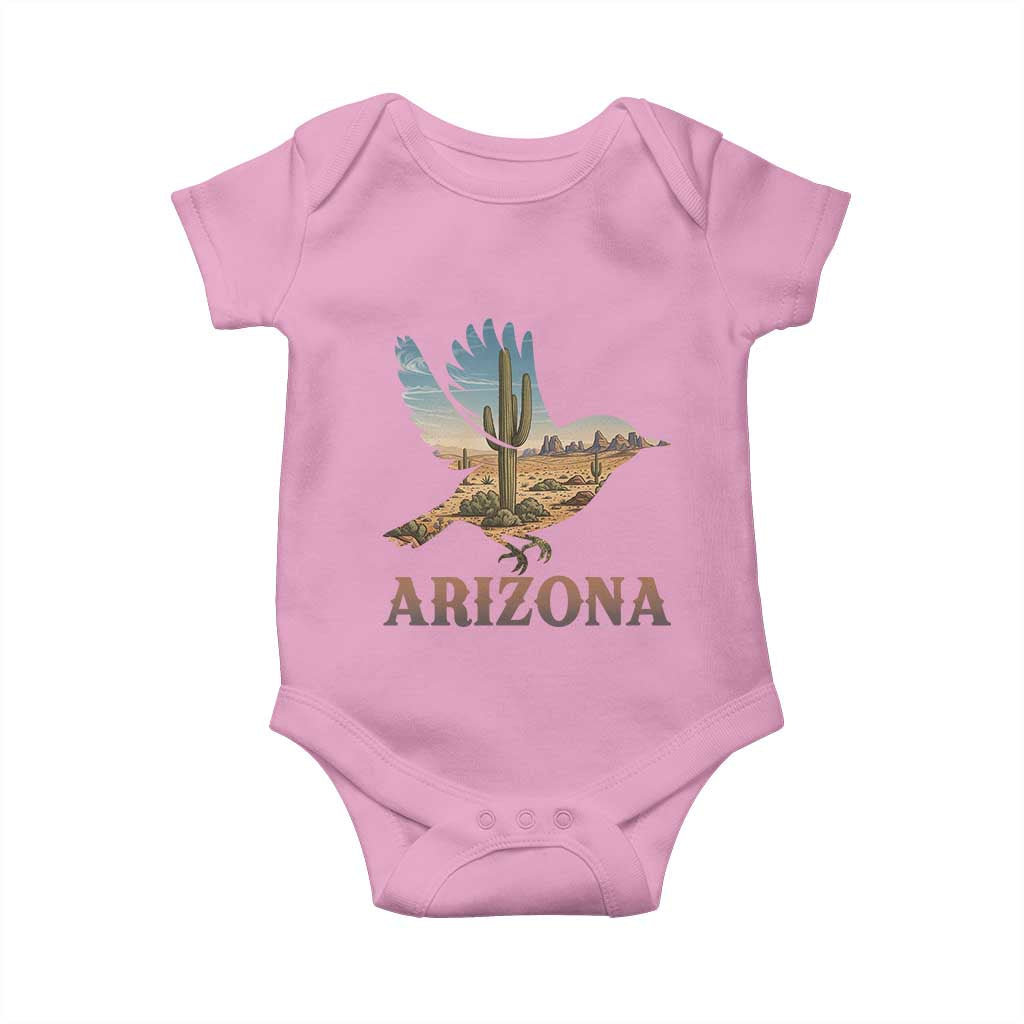 Arizona Desert Wren Bird Baby Onesie Cactus Landscape Rustic Western