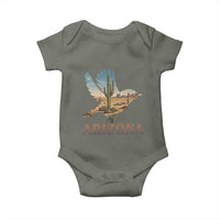 Arizona Desert Wren Bird Baby Onesie Cactus Landscape Rustic Western