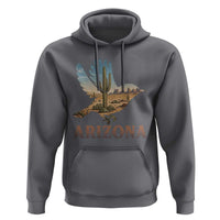 Arizona Desert Wren Bird Hoodie Cactus Landscape Rustic Western