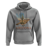 Arizona Desert Wren Bird Hoodie Cactus Landscape Rustic Western