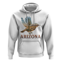 Arizona Desert Wren Bird Hoodie Cactus Landscape Rustic Western