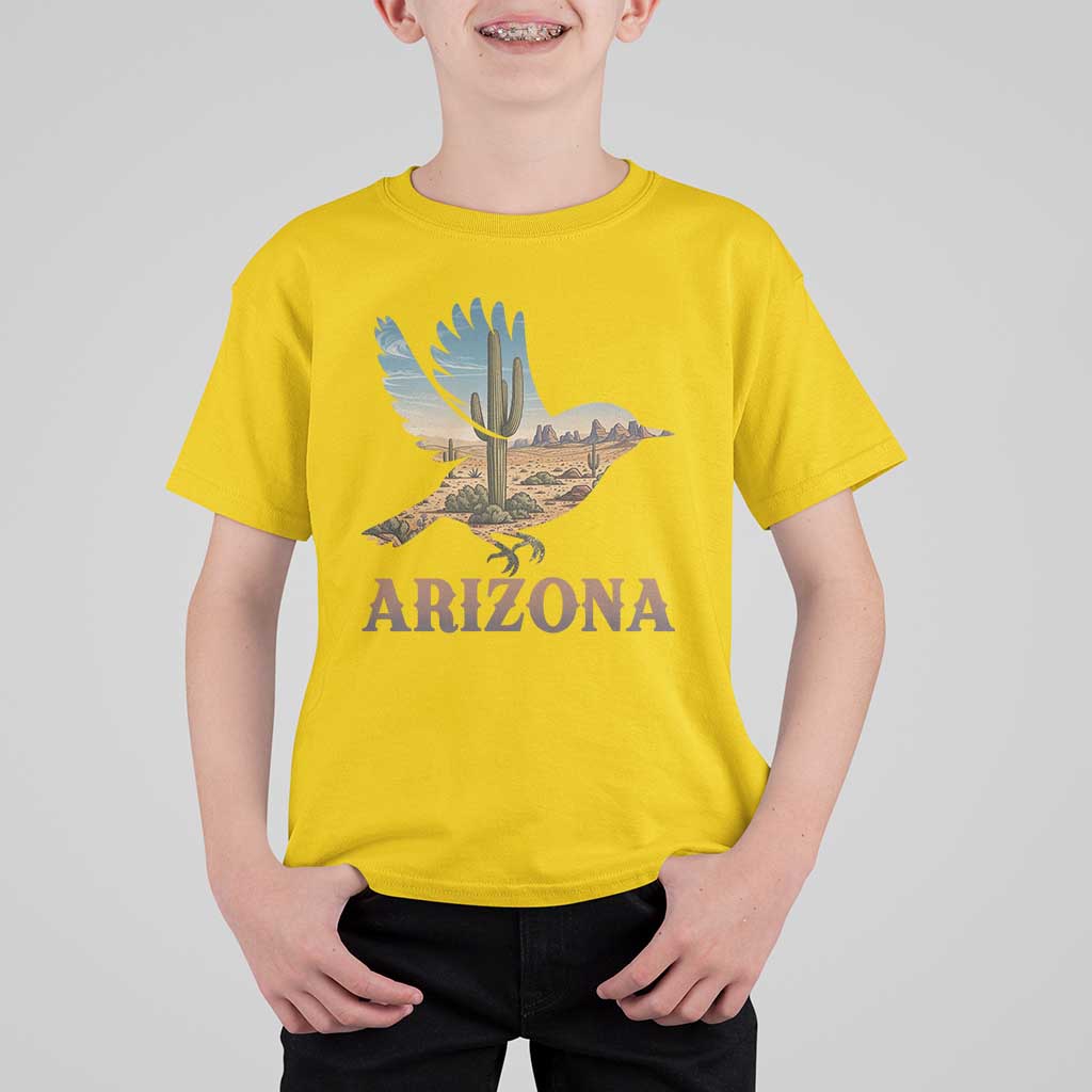 Arizona Desert Wren Bird T Shirt For Kid Cactus Landscape Rustic Western