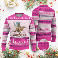 Arizona Desert Wren Bird Ugly Christmas Sweater Cactus Landscape Rustic Western