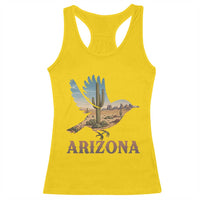 Arizona Desert Wren Bird Racerback Tank Top Cactus Landscape Rustic Western