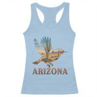 Arizona Desert Wren Bird Racerback Tank Top Cactus Landscape Rustic Western