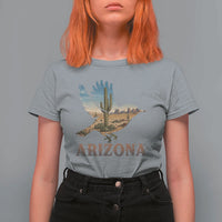 Arizona Desert Wren Bird T Shirt For Women Cactus Landscape Rustic Western