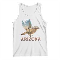 Arizona Desert Wren Bird Tank Top Cactus Landscape Rustic Western
