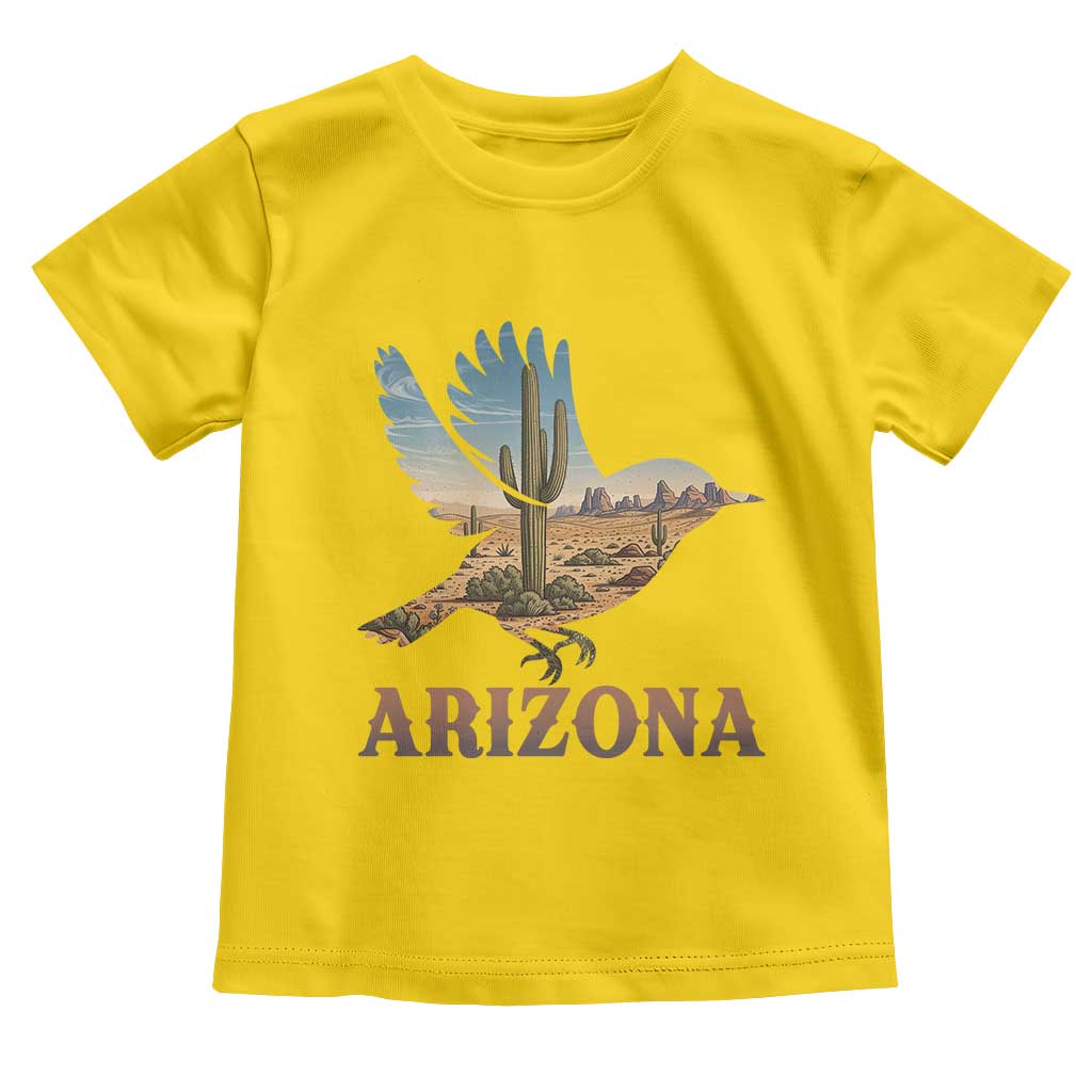 Arizona Desert Wren Bird Toddler T Shirt Cactus Landscape Rustic Western
