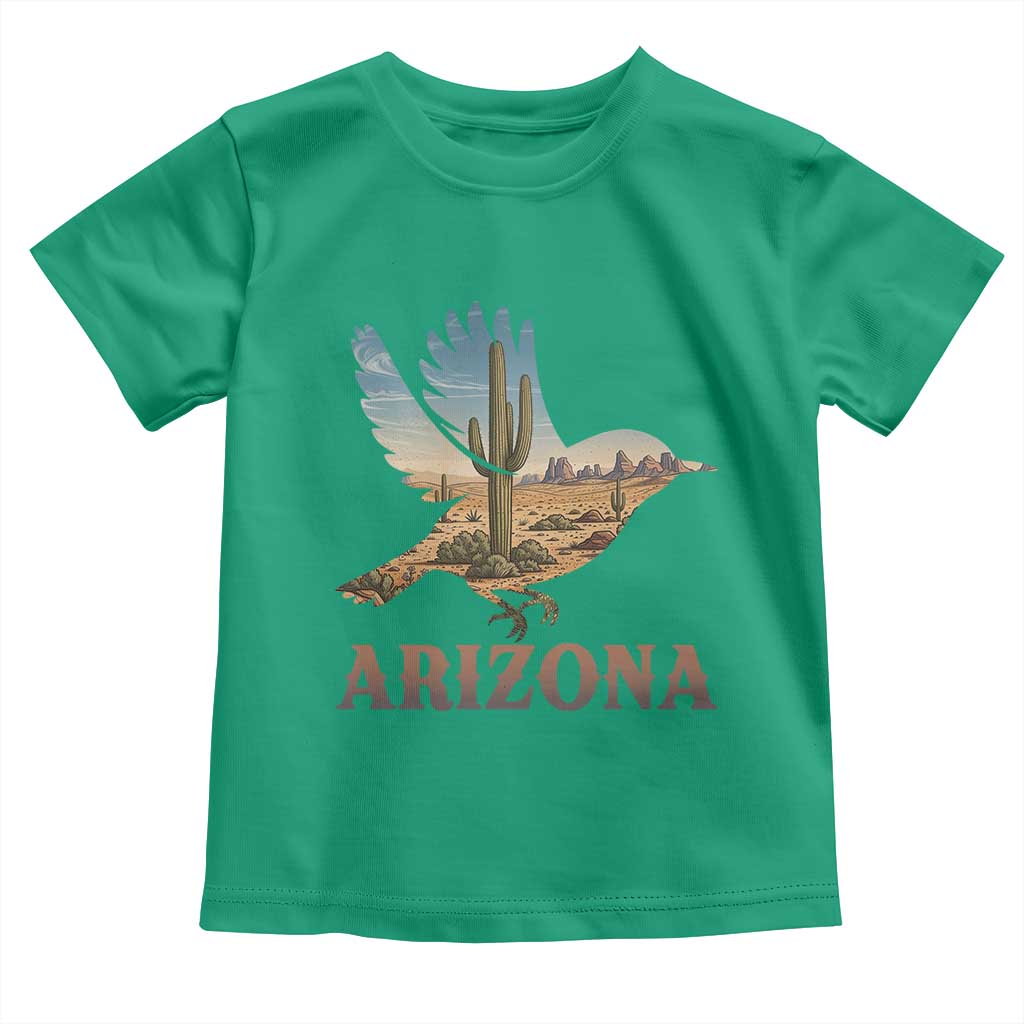 Arizona Desert Wren Bird Toddler T Shirt Cactus Landscape Rustic Western