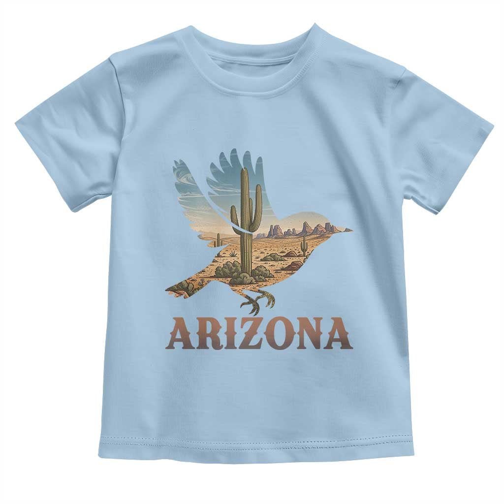 Arizona Desert Wren Bird Toddler T Shirt Cactus Landscape Rustic Western