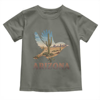 Arizona Desert Wren Bird Toddler T Shirt Cactus Landscape Rustic Western