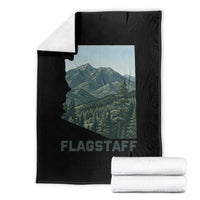San Francisco Peaks Flagstaff Arizona Throw Blanket Vintage Mountain Landscape Gift
