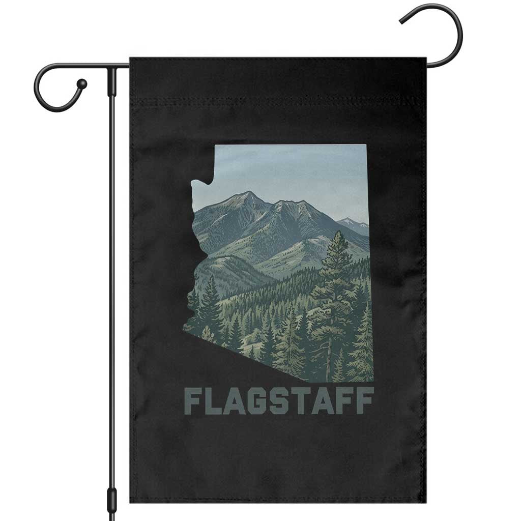 San Francisco Peaks Flagstaff Arizona Garden Flag Vintage Mountain Landscape Gift