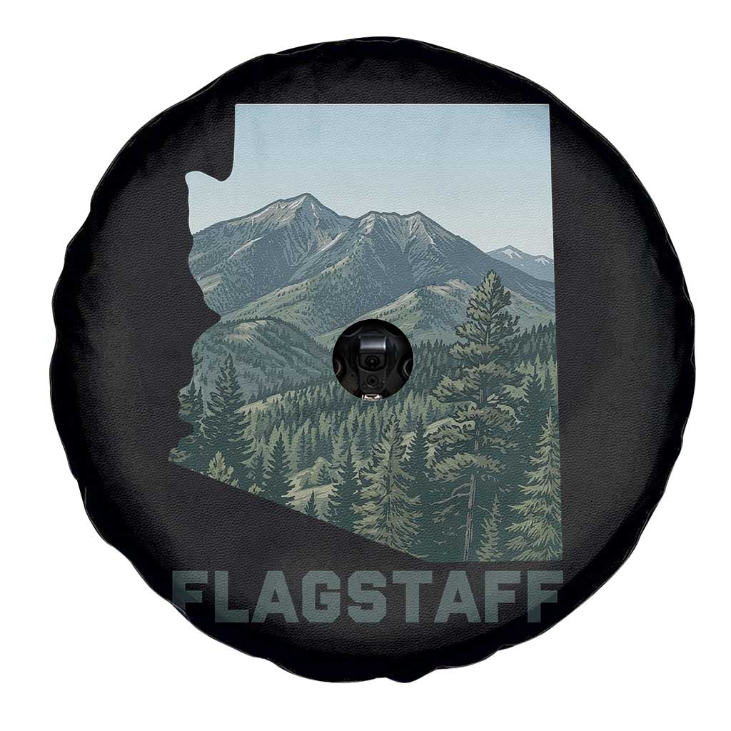 San Francisco Peaks Flagstaff Arizona Spare Tire Cover Vintage Mountain Landscape Gift