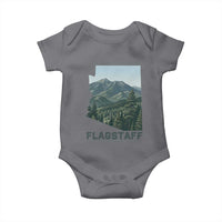 San Francisco Peaks Flagstaff Arizona Baby Onesie Vintage Mountain Landscape Gift