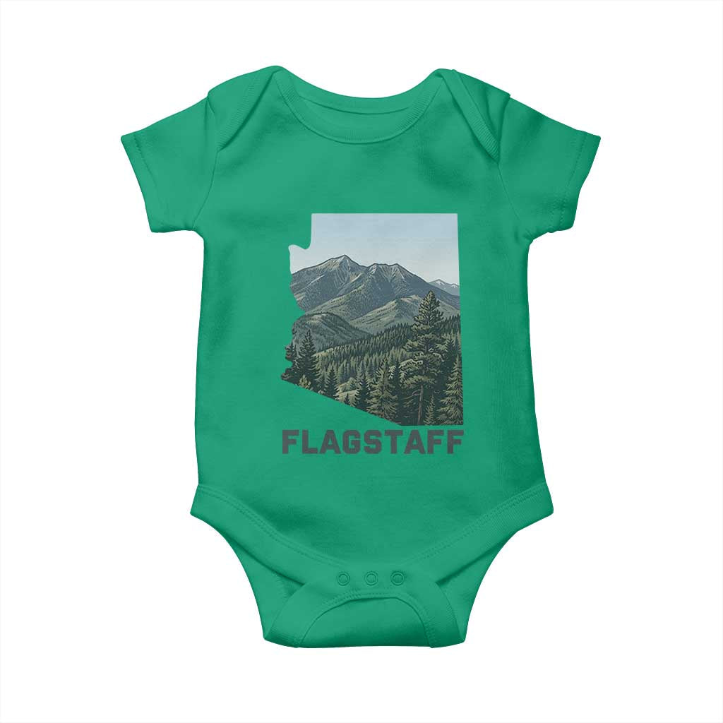 San Francisco Peaks Flagstaff Arizona Baby Onesie Vintage Mountain Landscape Gift