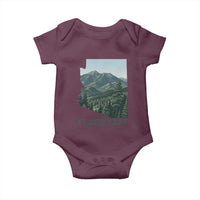 San Francisco Peaks Flagstaff Arizona Baby Onesie Vintage Mountain Landscape Gift