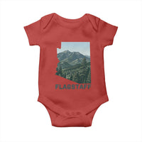 San Francisco Peaks Flagstaff Arizona Baby Onesie Vintage Mountain Landscape Gift