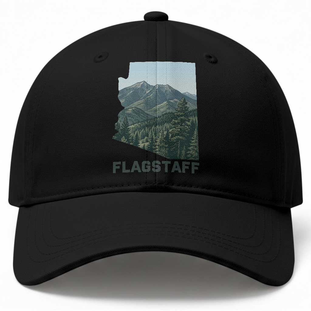 San Francisco Peaks Flagstaff Arizona Baseball Cap Vintage Mountain Landscape Gift
