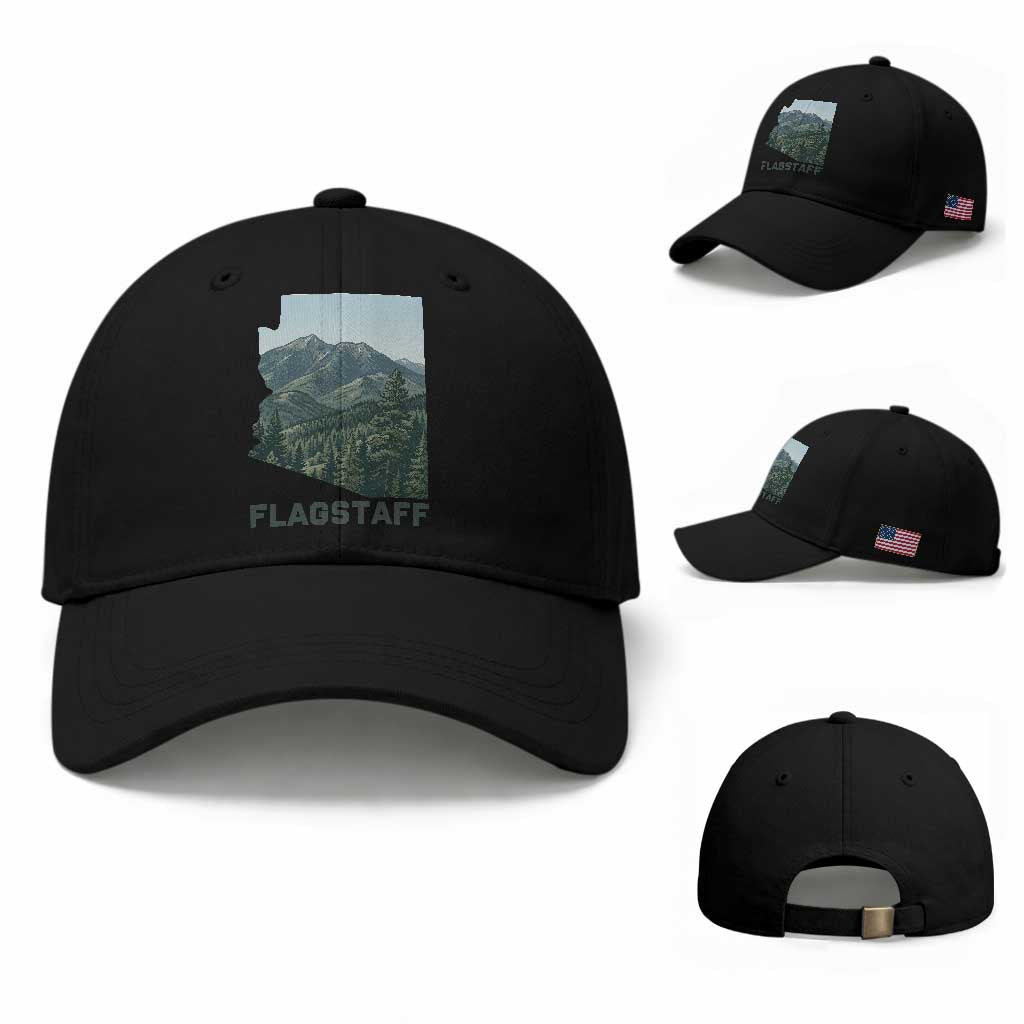 San Francisco Peaks Flagstaff Arizona Baseball Cap Vintage Mountain Landscape Gift