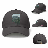 San Francisco Peaks Flagstaff Arizona Baseball Cap Vintage Mountain Landscape Gift