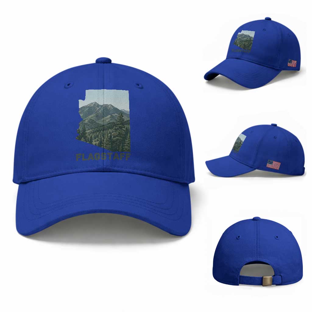 San Francisco Peaks Flagstaff Arizona Baseball Cap Vintage Mountain Landscape Gift