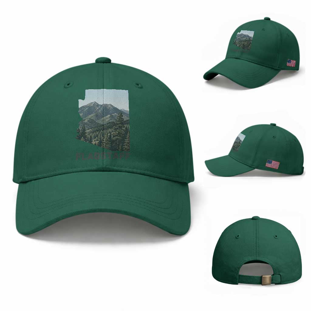 San Francisco Peaks Flagstaff Arizona Baseball Cap Vintage Mountain Landscape Gift