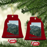 San Francisco Peaks Flagstaff Arizona Ceramic Ornament Vintage Mountain Landscape Gift