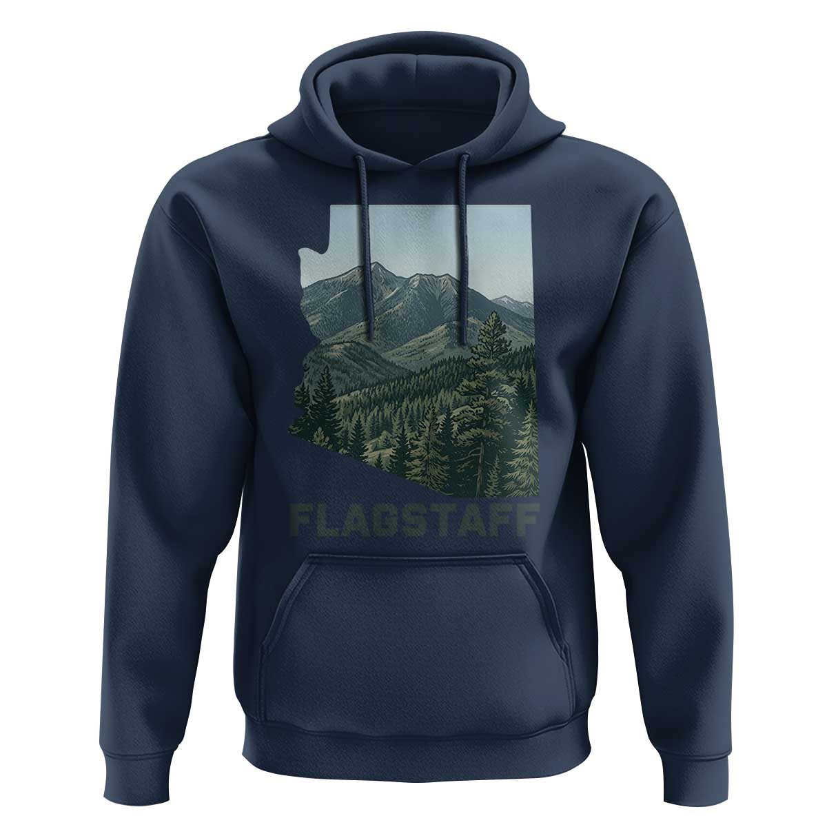 San Francisco Peaks Flagstaff Arizona Hoodie Vintage Mountain Landscape Gift