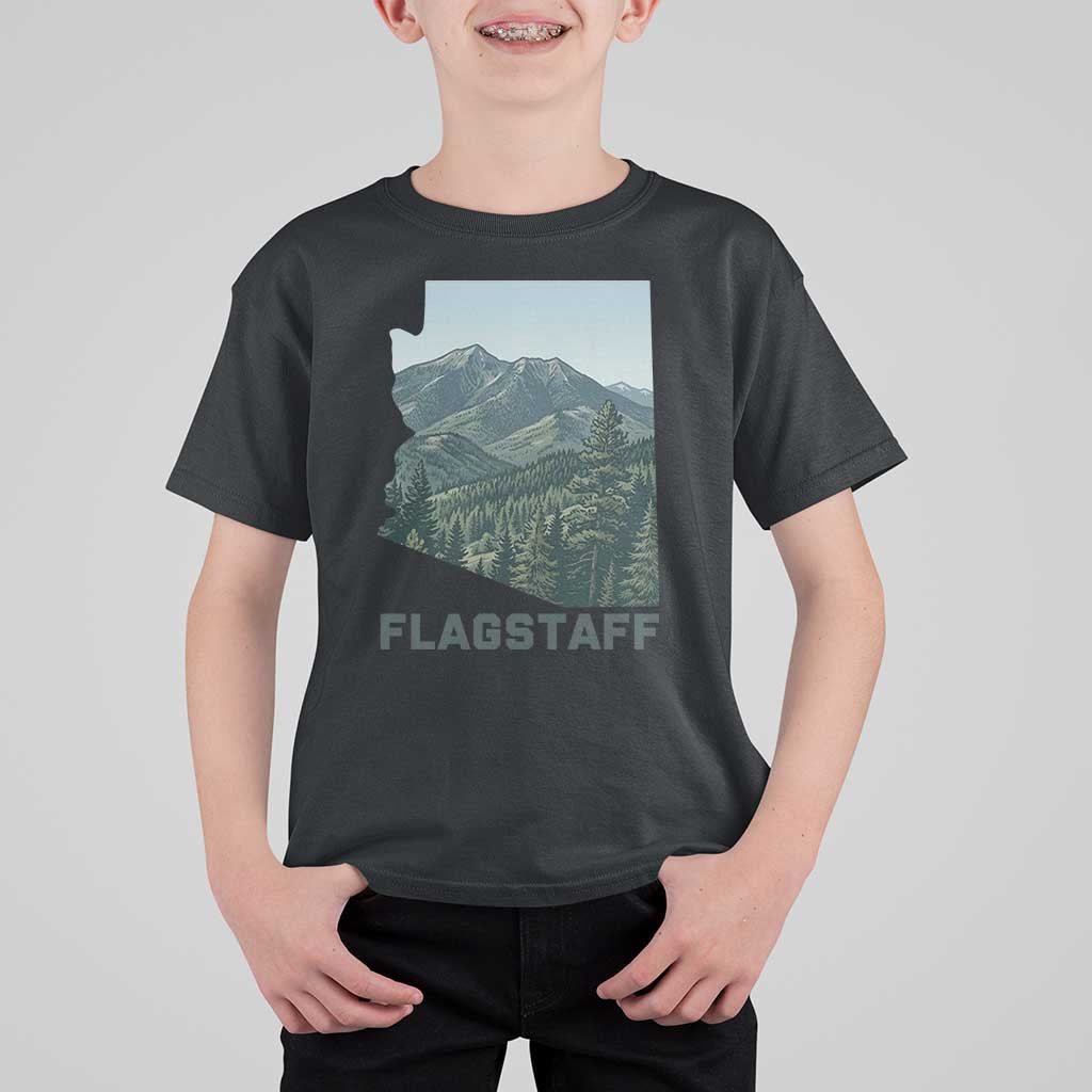 San Francisco Peaks Flagstaff Arizona T Shirt For Kid Vintage Mountain Landscape Gift