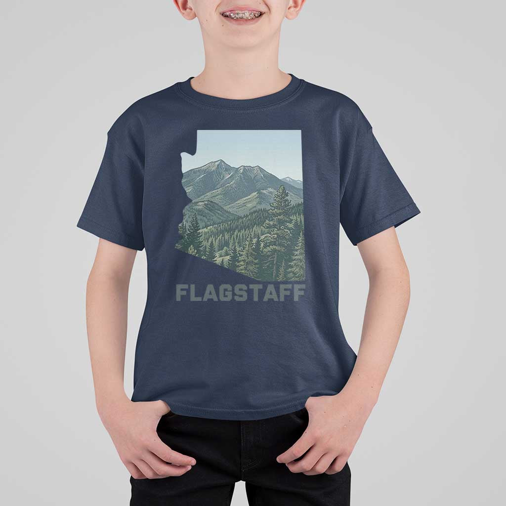 San Francisco Peaks Flagstaff Arizona T Shirt For Kid Vintage Mountain Landscape Gift