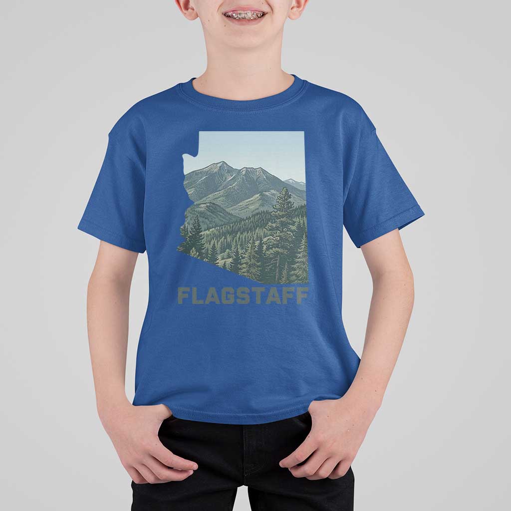 San Francisco Peaks Flagstaff Arizona T Shirt For Kid Vintage Mountain Landscape Gift