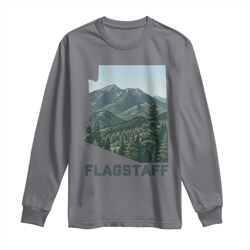 San Francisco Peaks Flagstaff Arizona Long Sleeve Shirt Vintage Mountain Landscape Gift