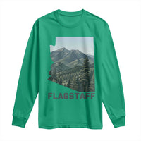 San Francisco Peaks Flagstaff Arizona Long Sleeve Shirt Vintage Mountain Landscape Gift