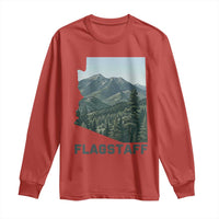 San Francisco Peaks Flagstaff Arizona Long Sleeve Shirt Vintage Mountain Landscape Gift