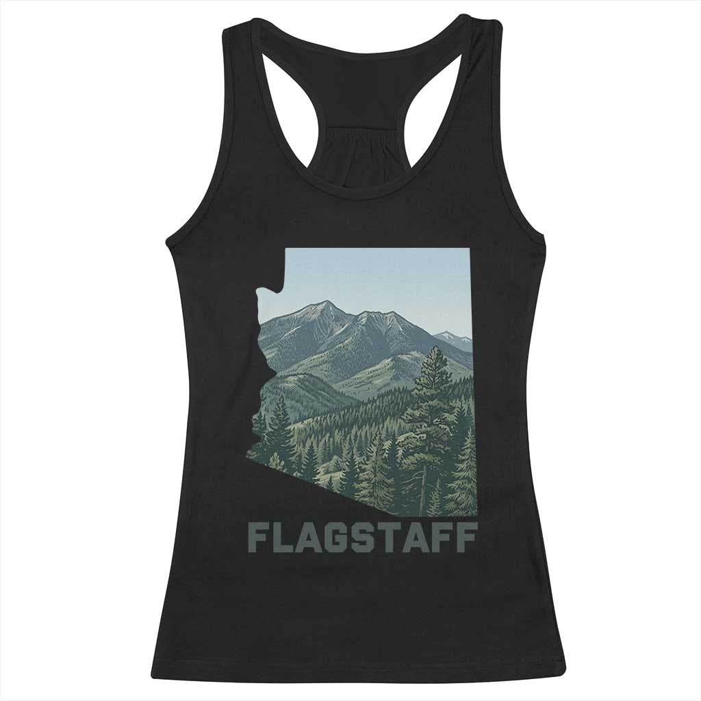 San Francisco Peaks Flagstaff Arizona Racerback Tank Top Vintage Mountain Landscape Gift