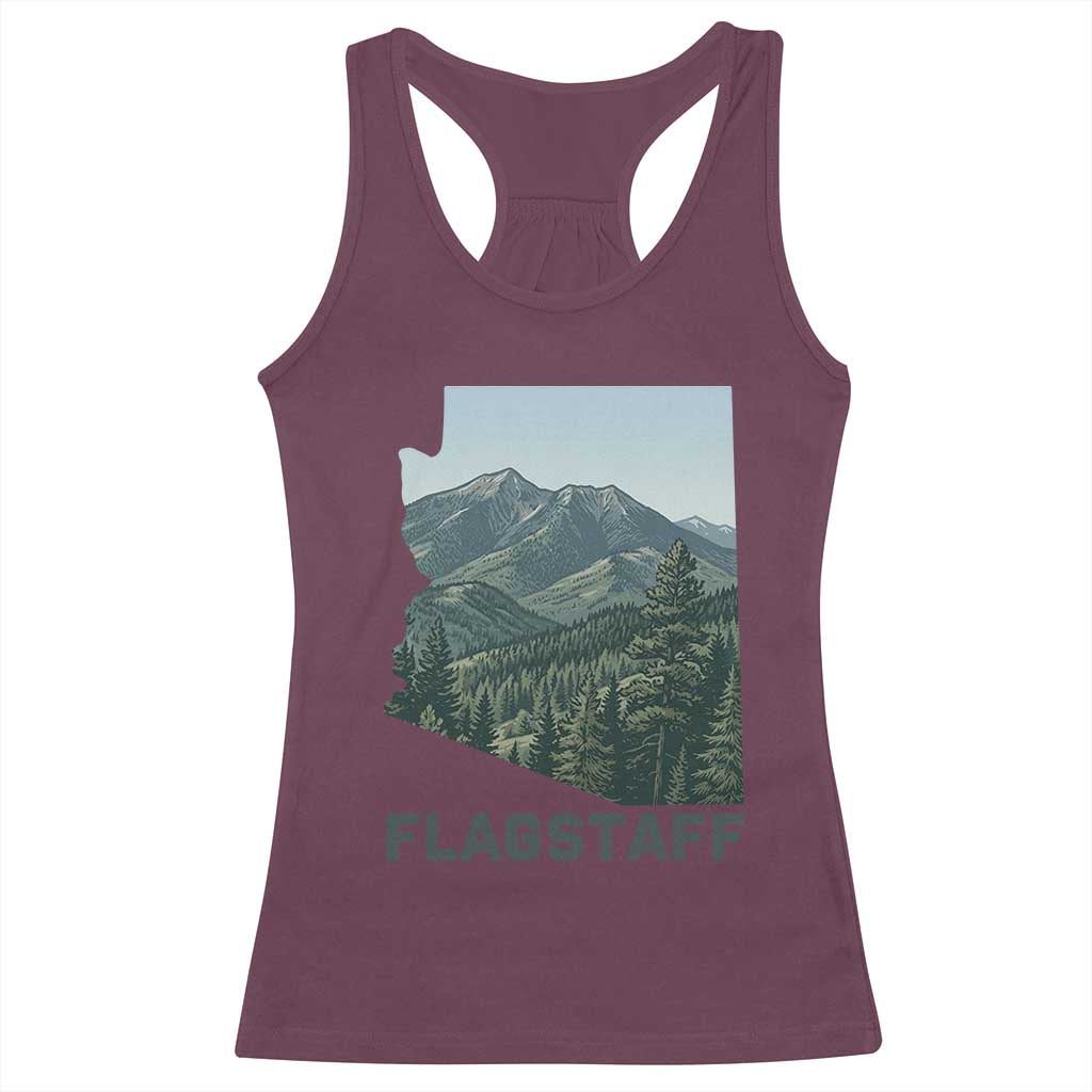 San Francisco Peaks Flagstaff Arizona Racerback Tank Top Vintage Mountain Landscape Gift