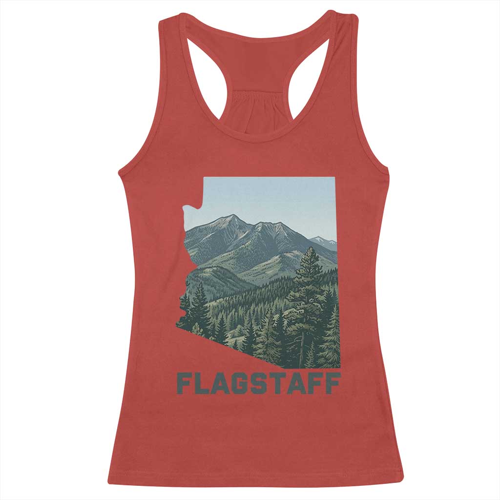 San Francisco Peaks Flagstaff Arizona Racerback Tank Top Vintage Mountain Landscape Gift