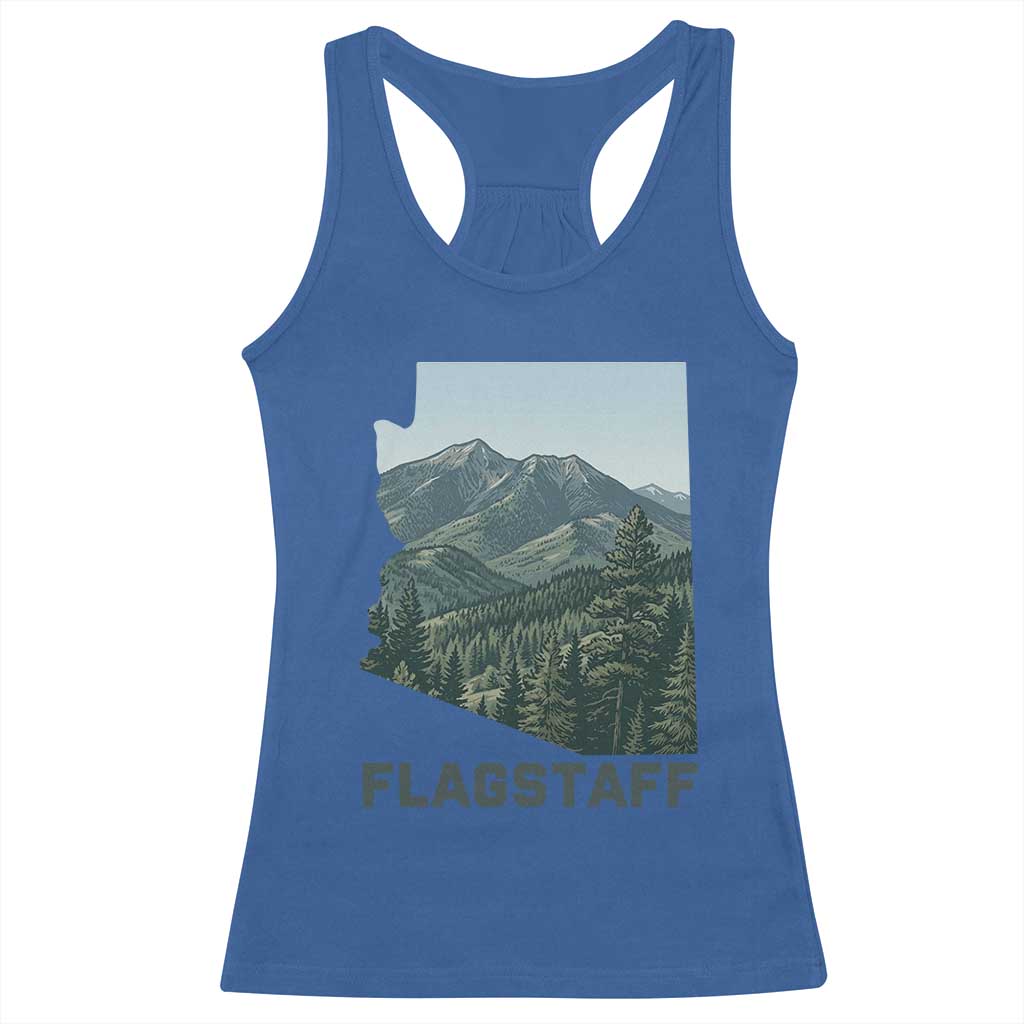 San Francisco Peaks Flagstaff Arizona Racerback Tank Top Vintage Mountain Landscape Gift