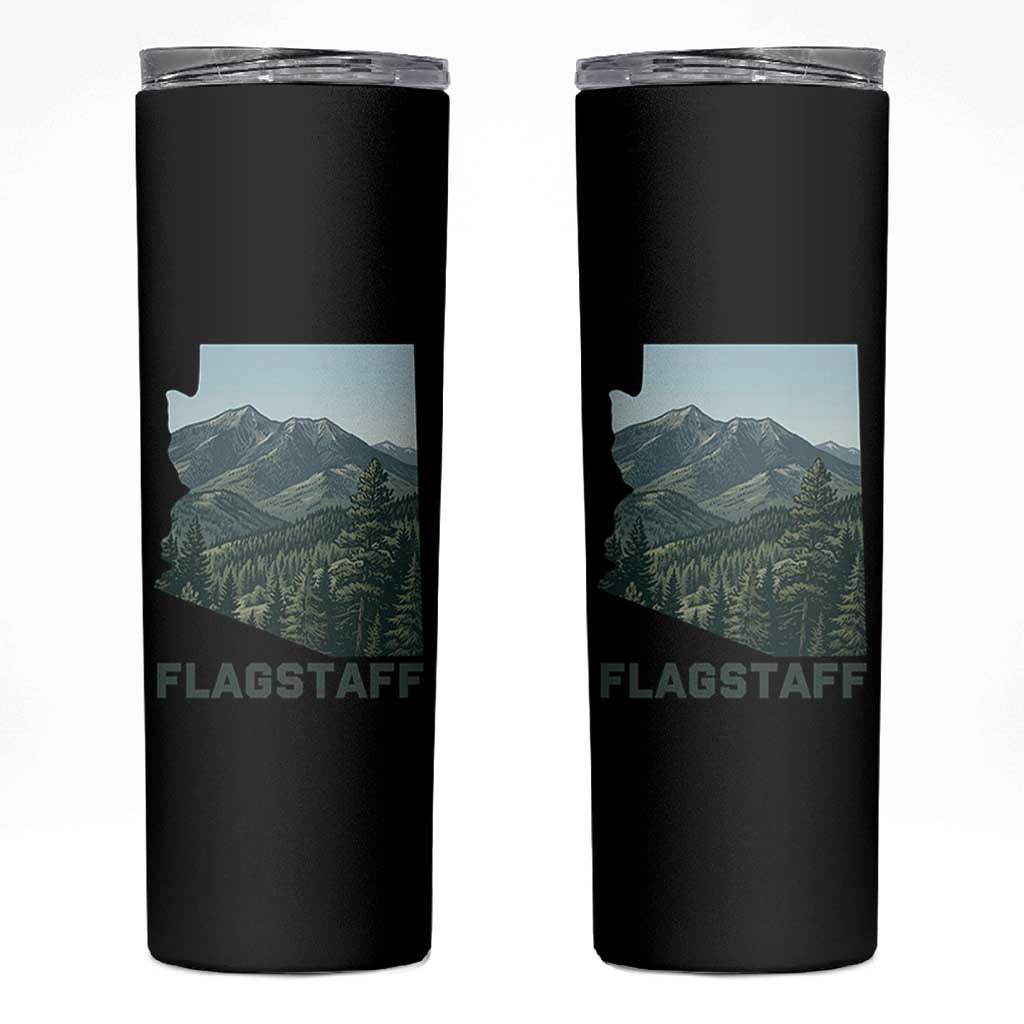 San Francisco Peaks Flagstaff Arizona Skinny Tumbler Vintage Mountain Landscape Gift